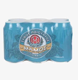 Mamos_øl_beer_pilsner_6pack_græsk_grækenland_greek_market_grmarket.dk